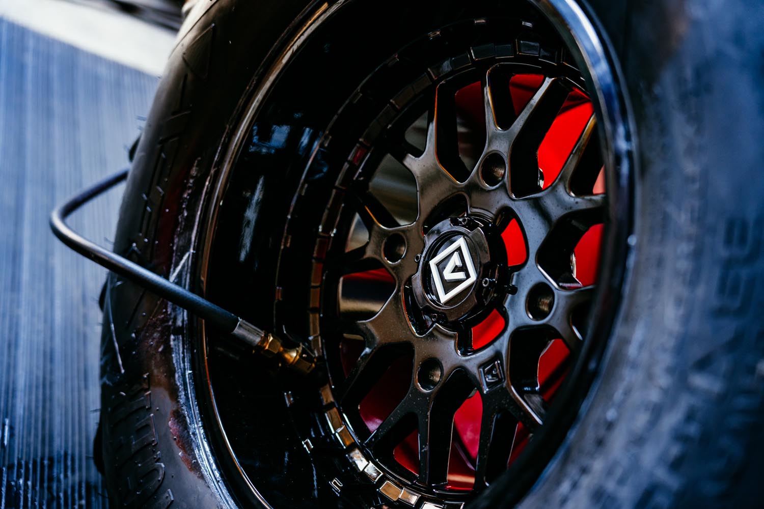 What happens when a tire is over inflated?