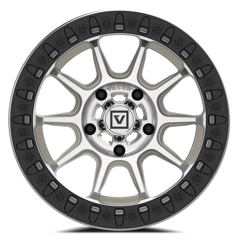 V18 Beadlock UTV Wheel Raw Machined - Valor Offroad
