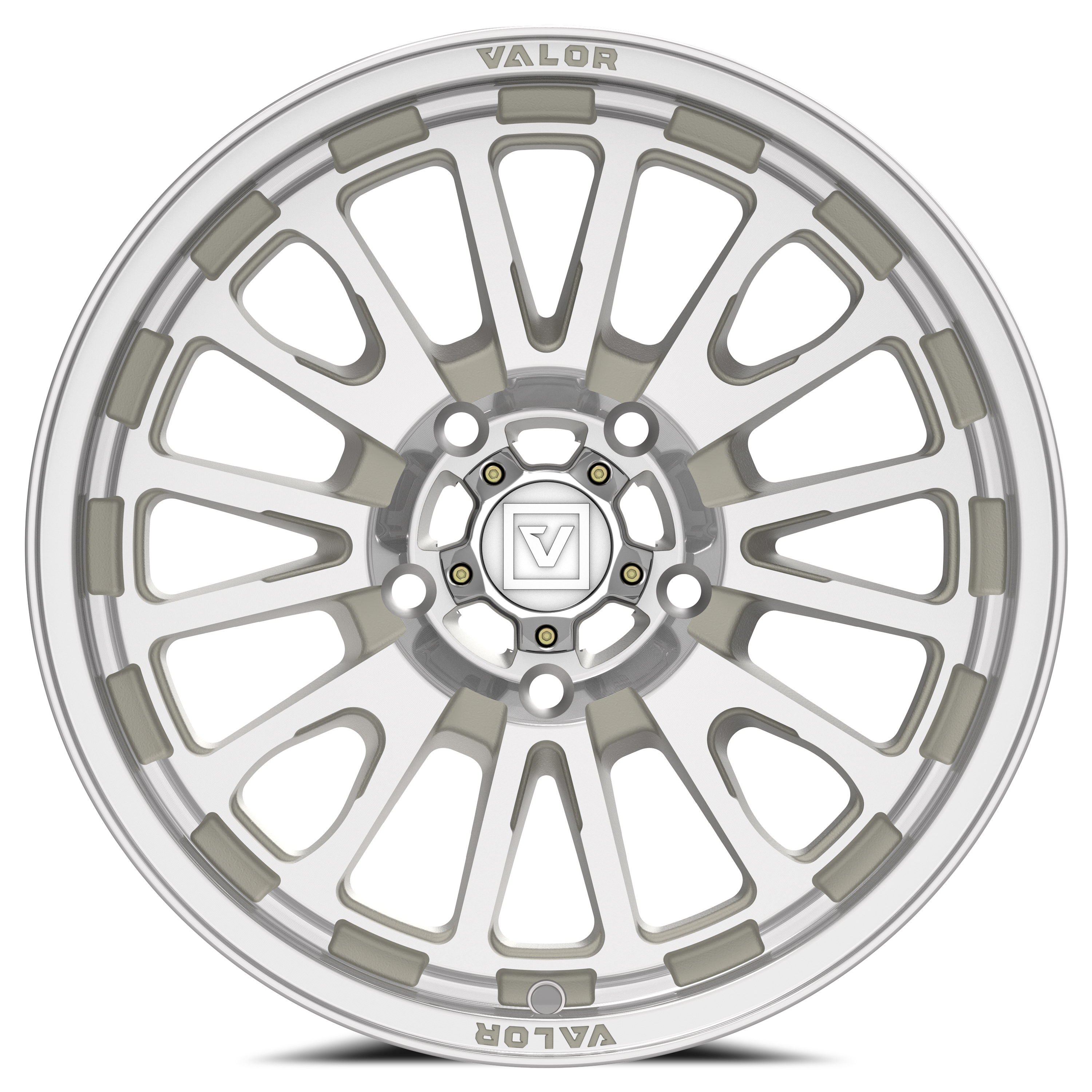 V14 Raw Machined UTV Wheel - Valor Offroad