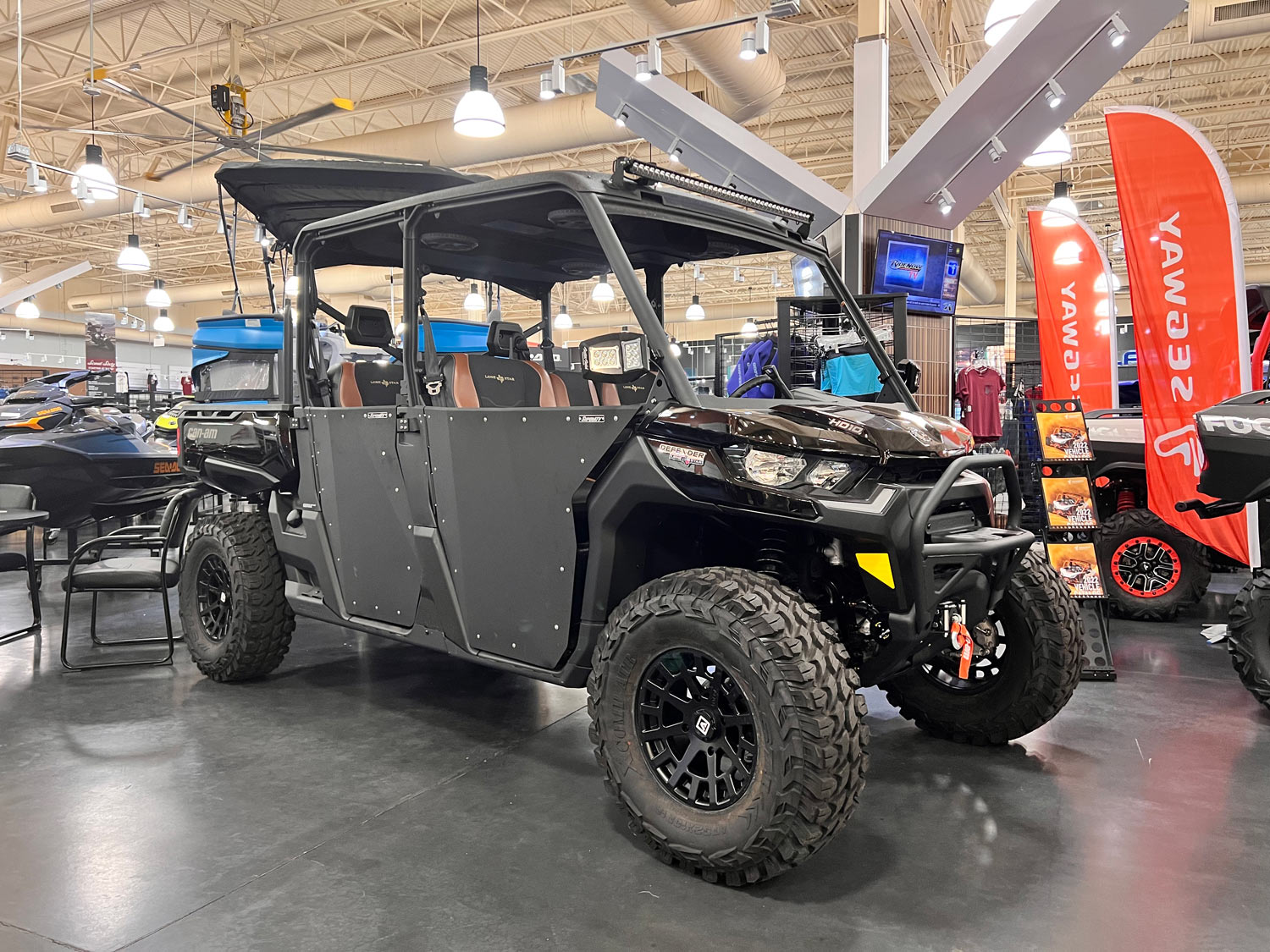 Can-Am wheels tires accessories dealer showroom