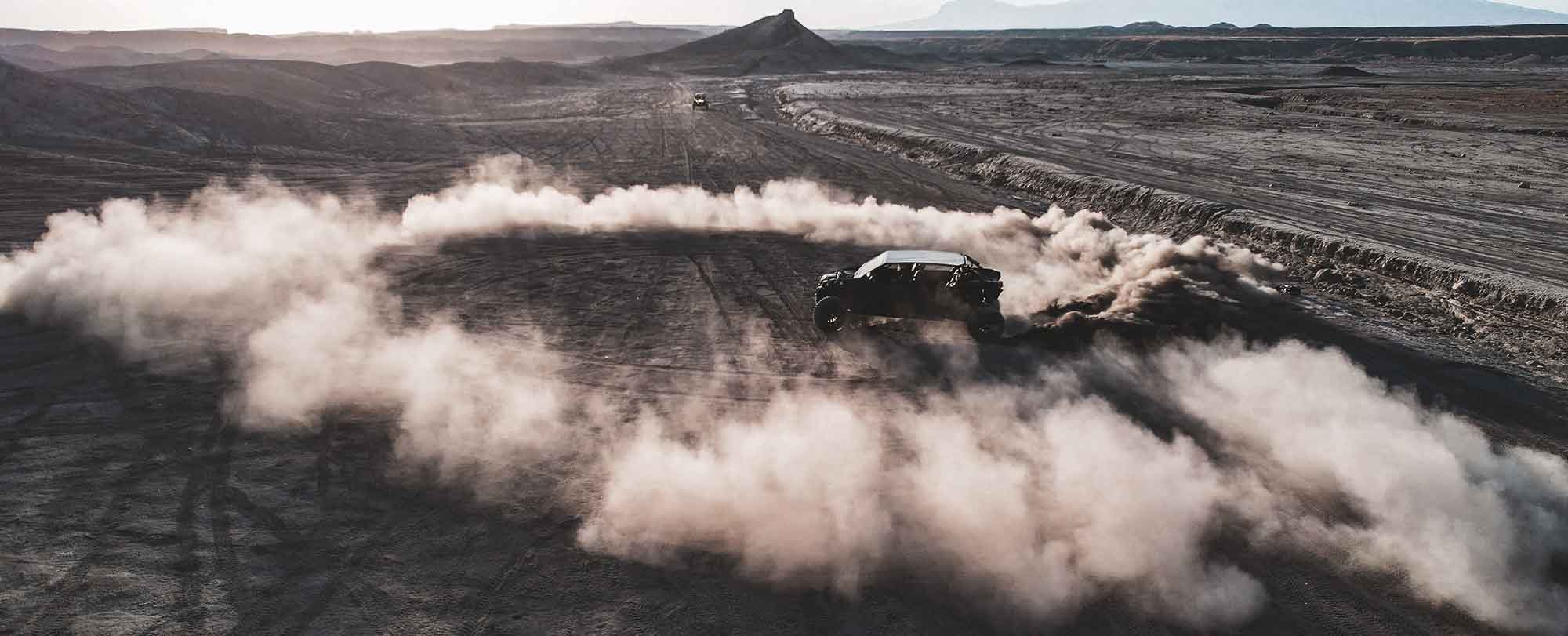 Action utv desert dust dusty sand canam