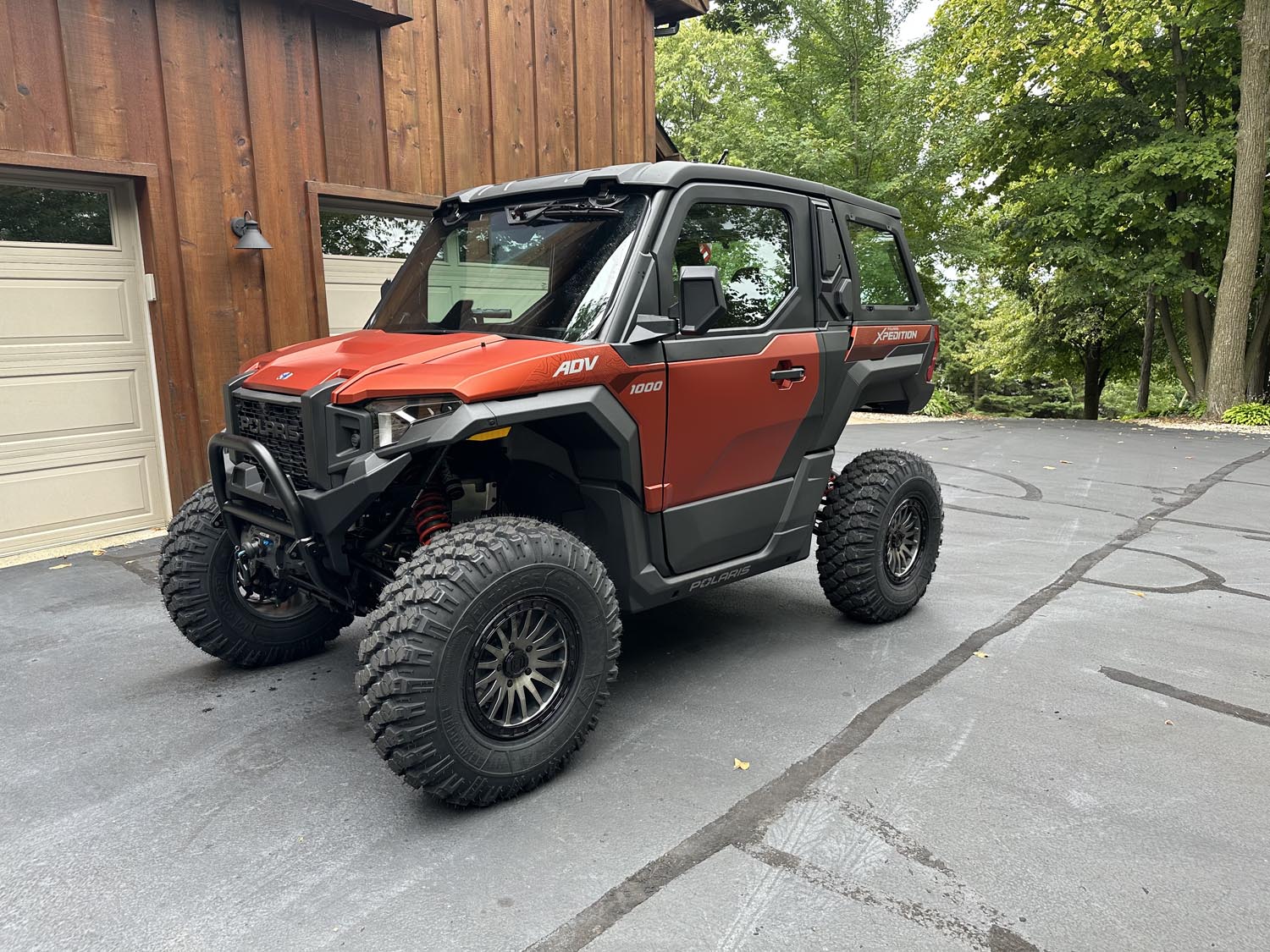 The all new Polaris Xpedition 2 seater on new wheels and tires