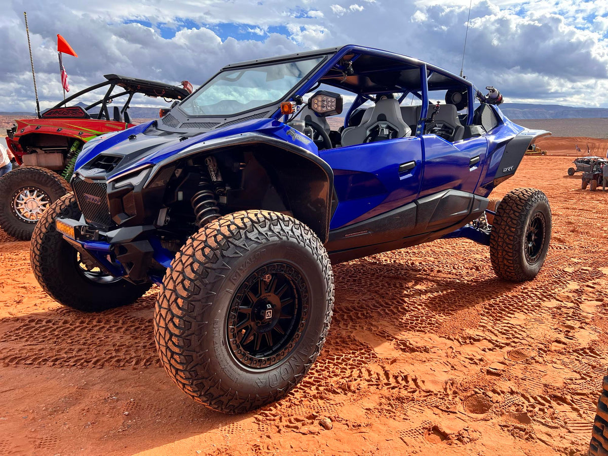 Kawasaki Teryx H2 on Satin Black 17x8 V09 Beadlock + UT35x10R17 Tango Tires