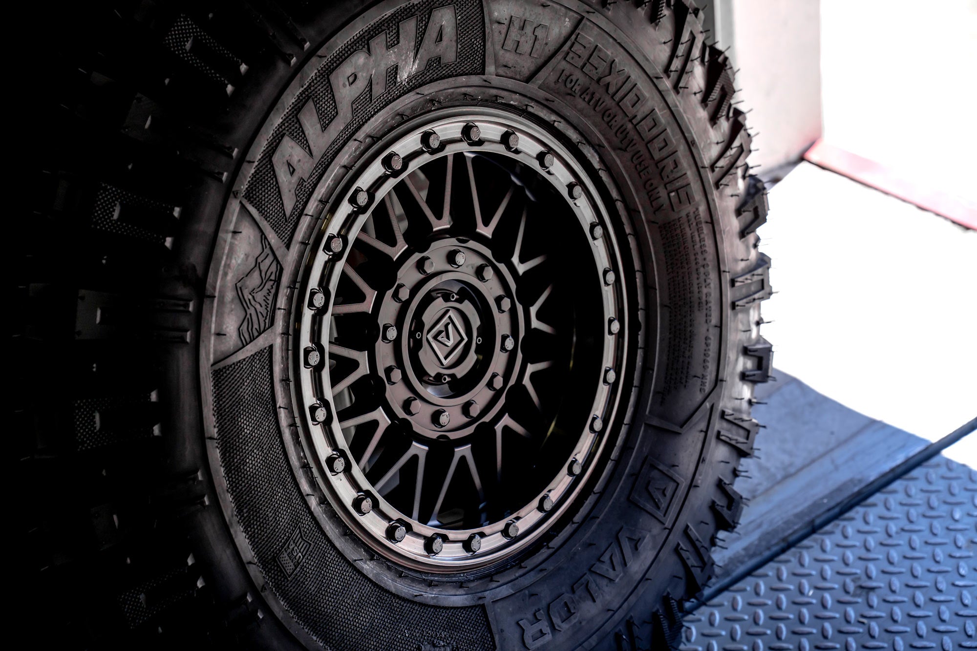 V08 Beadlock UTV Wheel Dark Tint | Valor Offroad