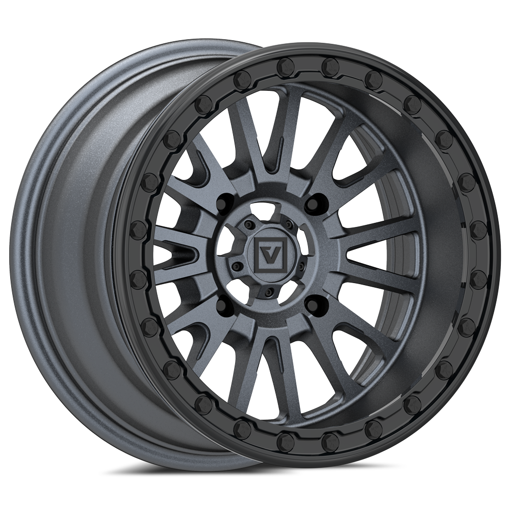 V16 Beadlock UTV Wheel Satin Gunmetal | Valor Offroad V16 Beadlock UTV Wheel Satin Gunmetal | Valor Offroad