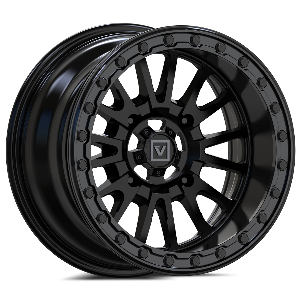 malive V16 Beadlock UTV Wheel Satin Black | Valor Offroad