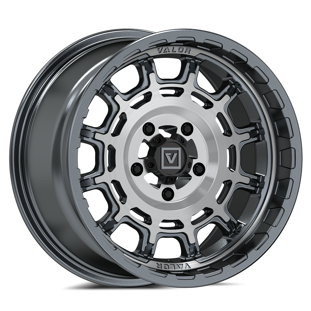 V17 UTV Wheel Brushed Gunmetal | Valor Offroad