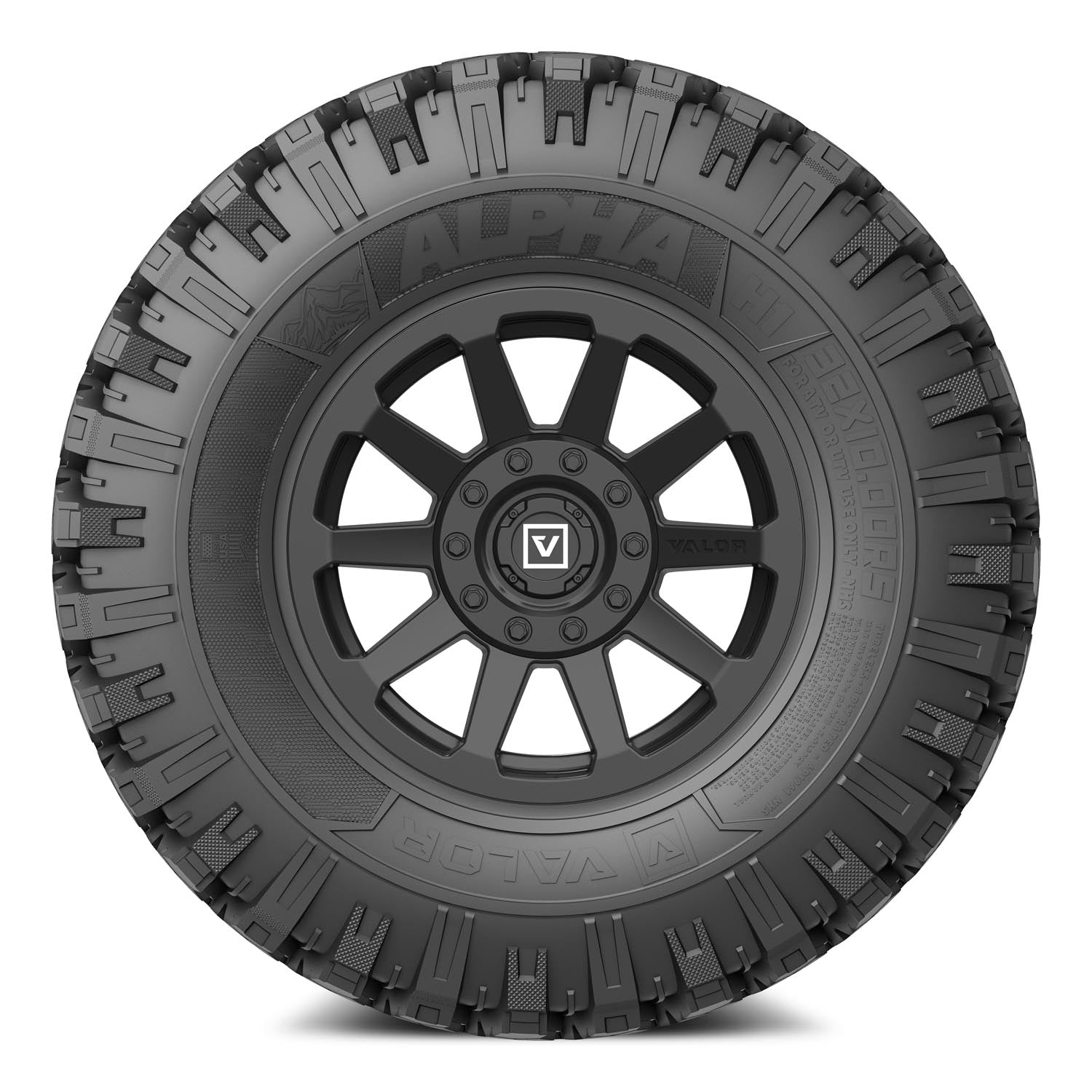 dual drill wheels on valor offroad alpha utv tires