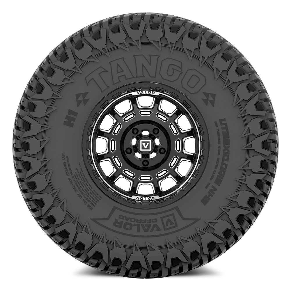 Tango on 15x8 V17 BM UTV Wheel and Tire Kit - Valor Offroad