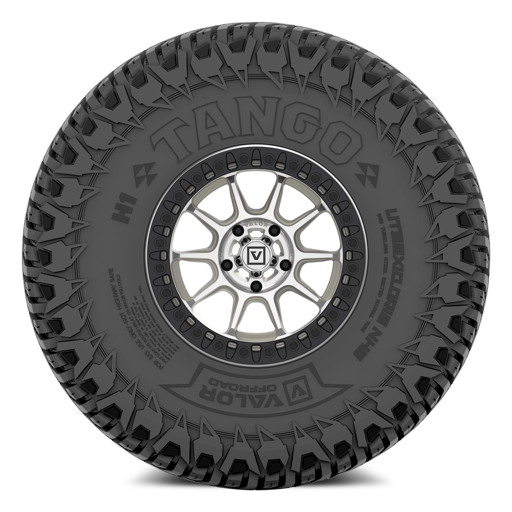 Tango on 15x7 V18 RM UTV Wheel and Tire Kit - Valor Offroad