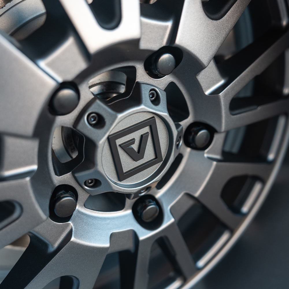 Valor Offroad V16 Beadlock UTV Wheel - Satin Gunmetal