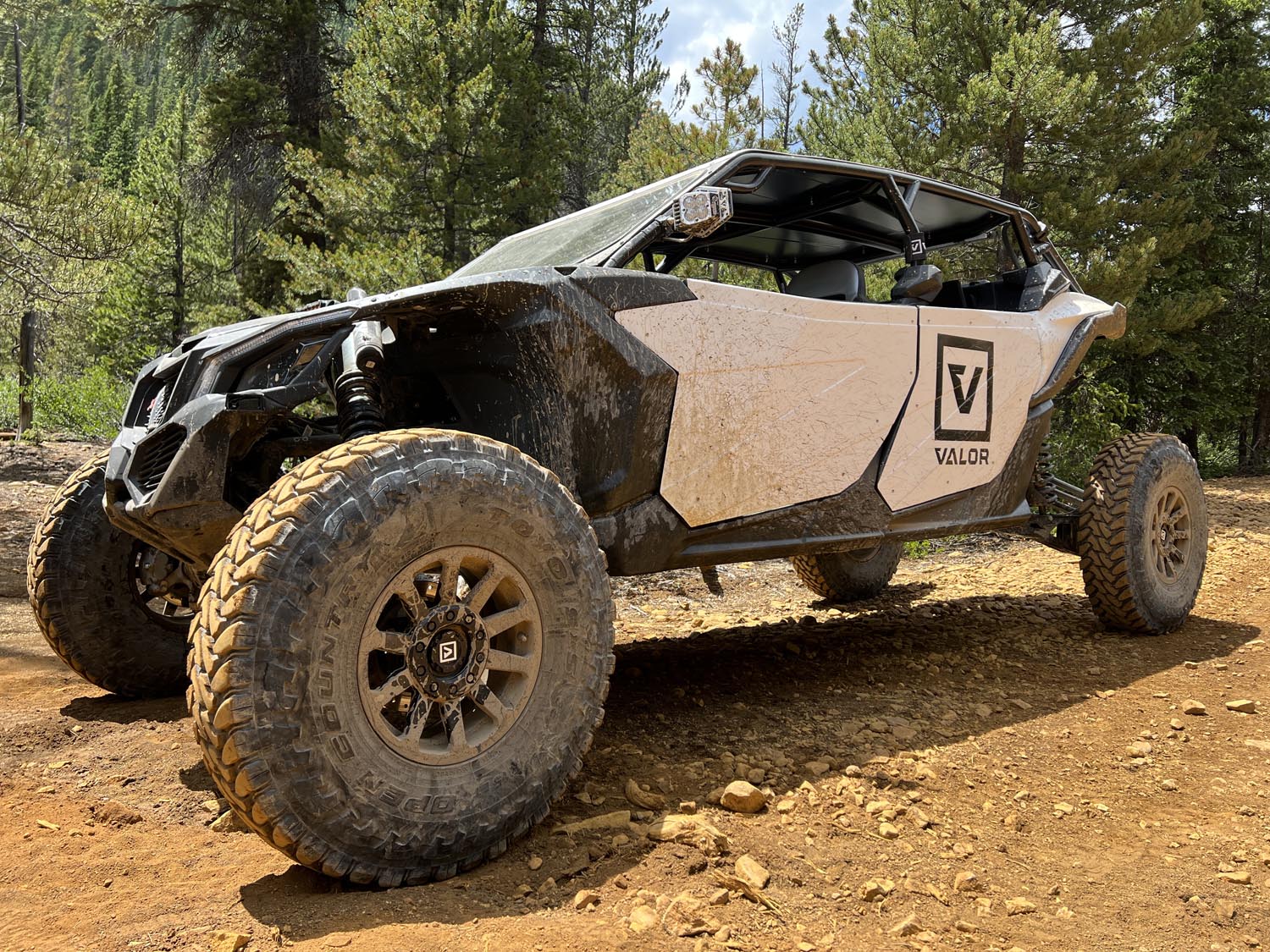 Can-Am X3 Maverick on Valor V02 Dual Drill UTV Wheels
