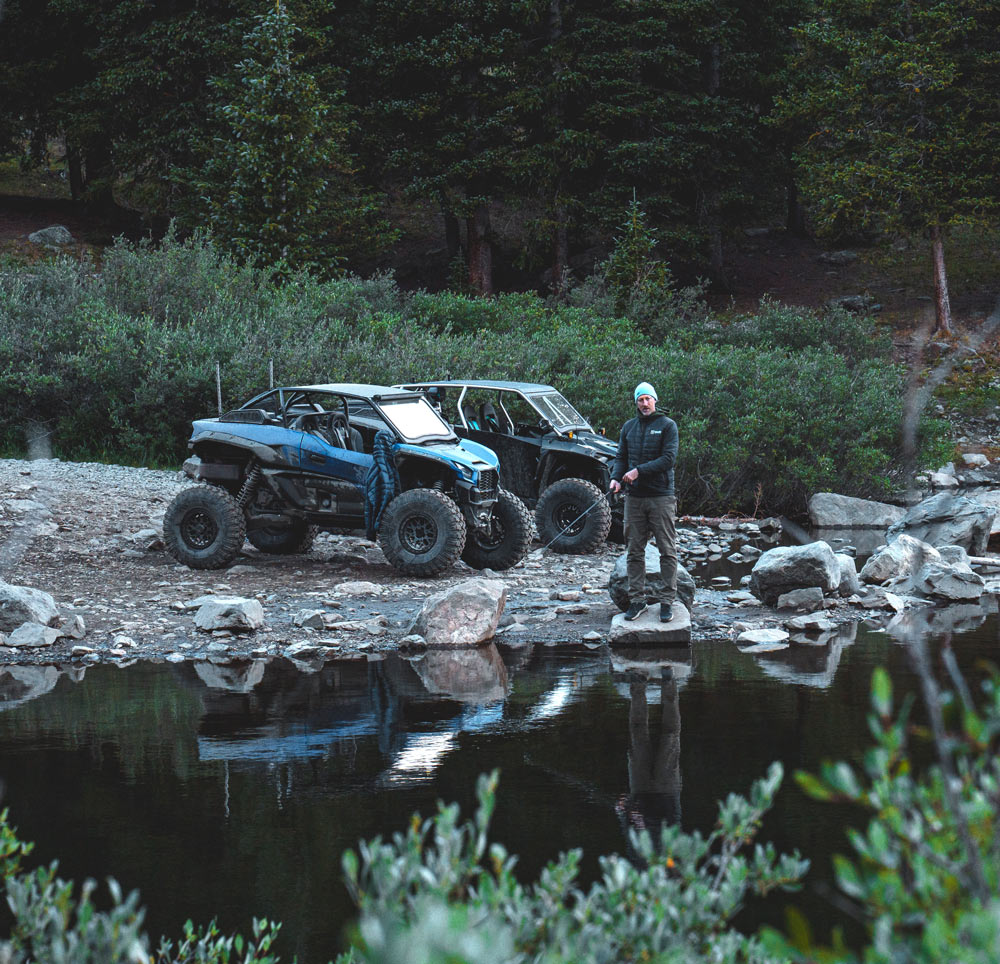 utvs and offroad fishing in taylor park colorado