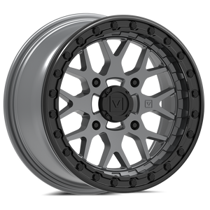 V07 Satin Graphite UTV Beadlock - Valor Offroad