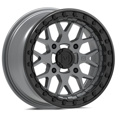 V07 Satin Graphite UTV Beadlock - Valor Offroad
