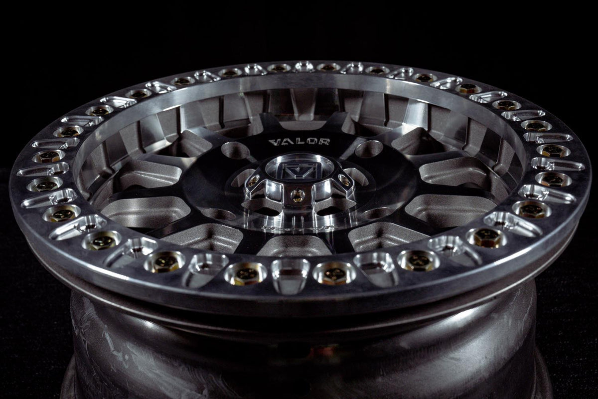 V09 Beadlock UTV Wheel Raw Machined | Valor Offroad