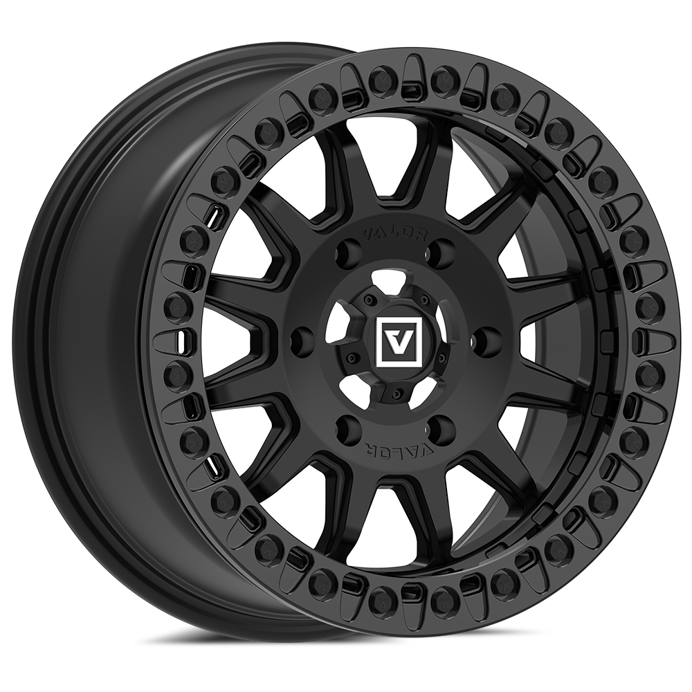 V09 Beadlock UTV Wheel Satin Black | Valor Offroad