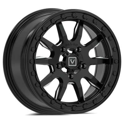 V15 Satin Black UTV Wheel - Valor Offroad