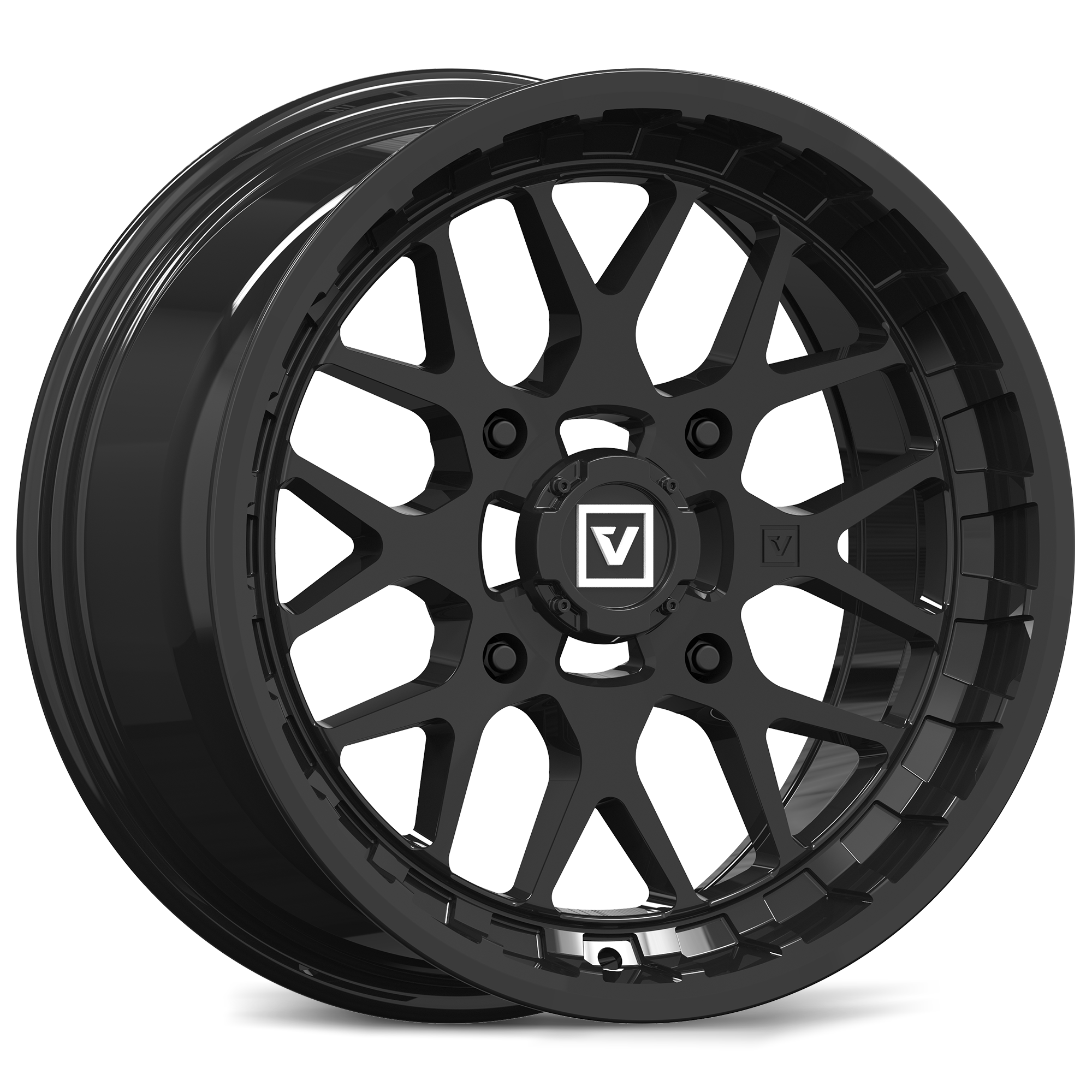 V03 UTV Wheel Gloss Black | Valor Offroad