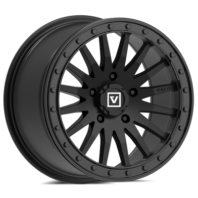 V06 Satin Black UTV Beadlock - Valor Offroad